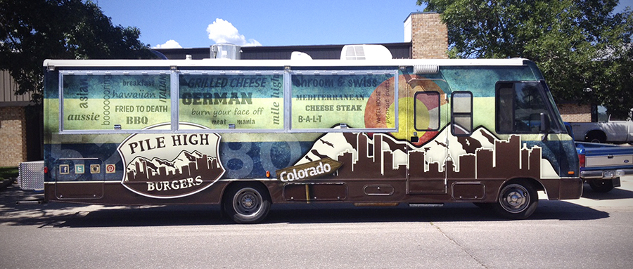 Custom graphic vehicle wraps